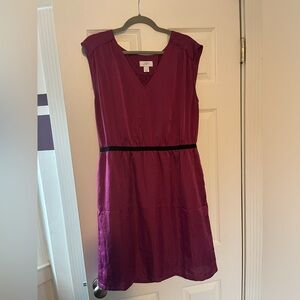 LOFT size 12 purple sleeveless dress